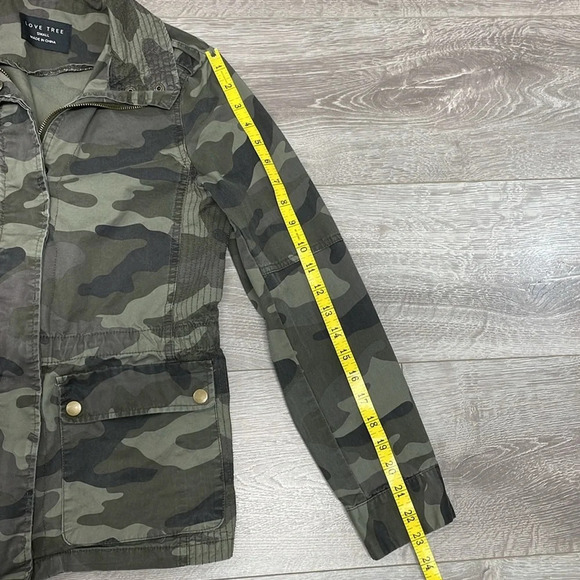 Love Tree Camo Camouflage Utility Jacket S - Picture 7 of 15